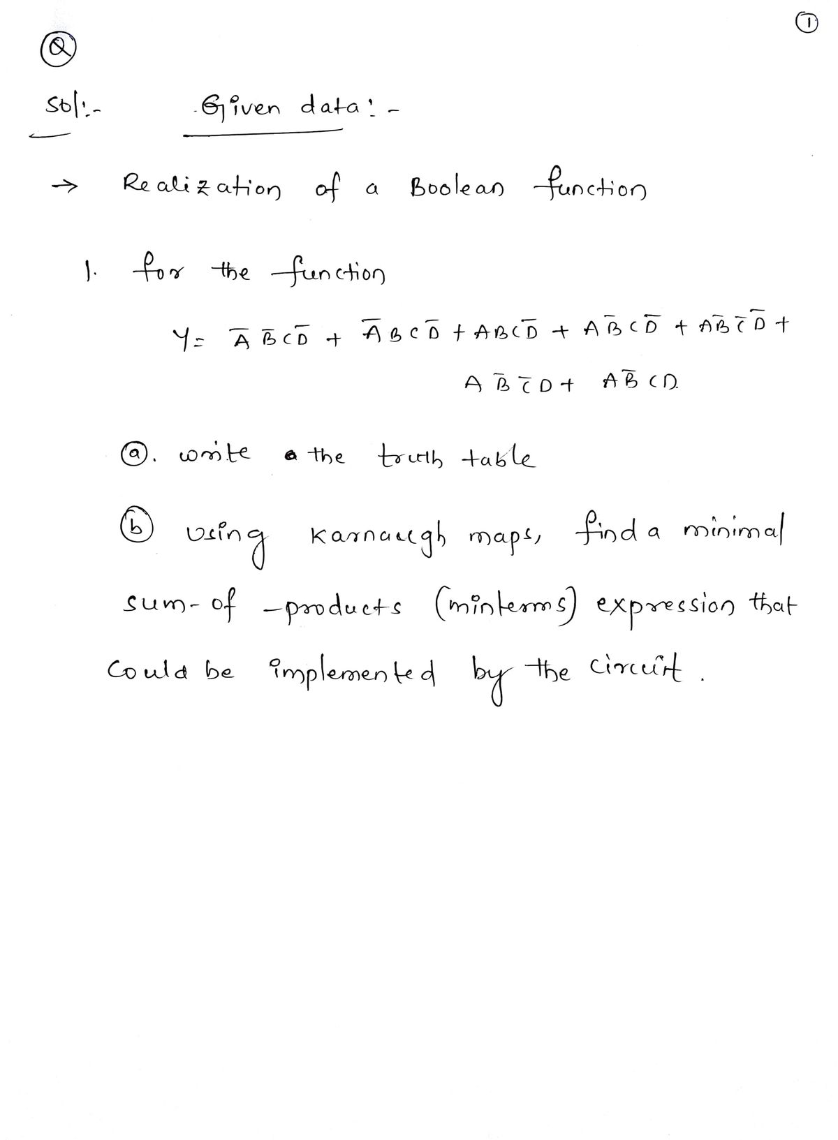 Electrical Engineering homework question answer, step 1, image 1